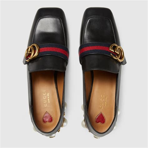 vintage womens gucci loafer pumps|gucci fluffy loafers.